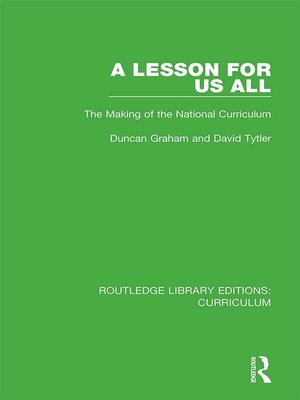 cover image of A Lesson For Us All